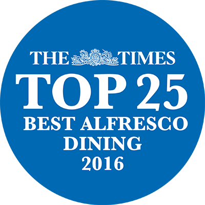 The Times top 25 best alfresco dining 2016
